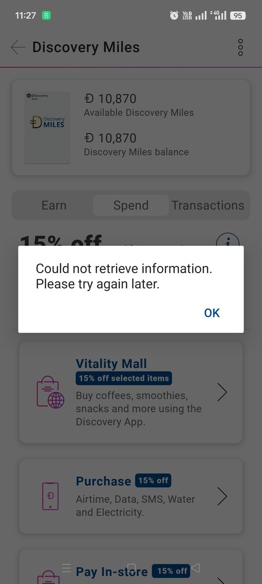 steven3d's tweet photo. Why @Vitality_SA ??? This happens every day. And your bot can't help. Please fix this. https://t.co/KVuMualBXf