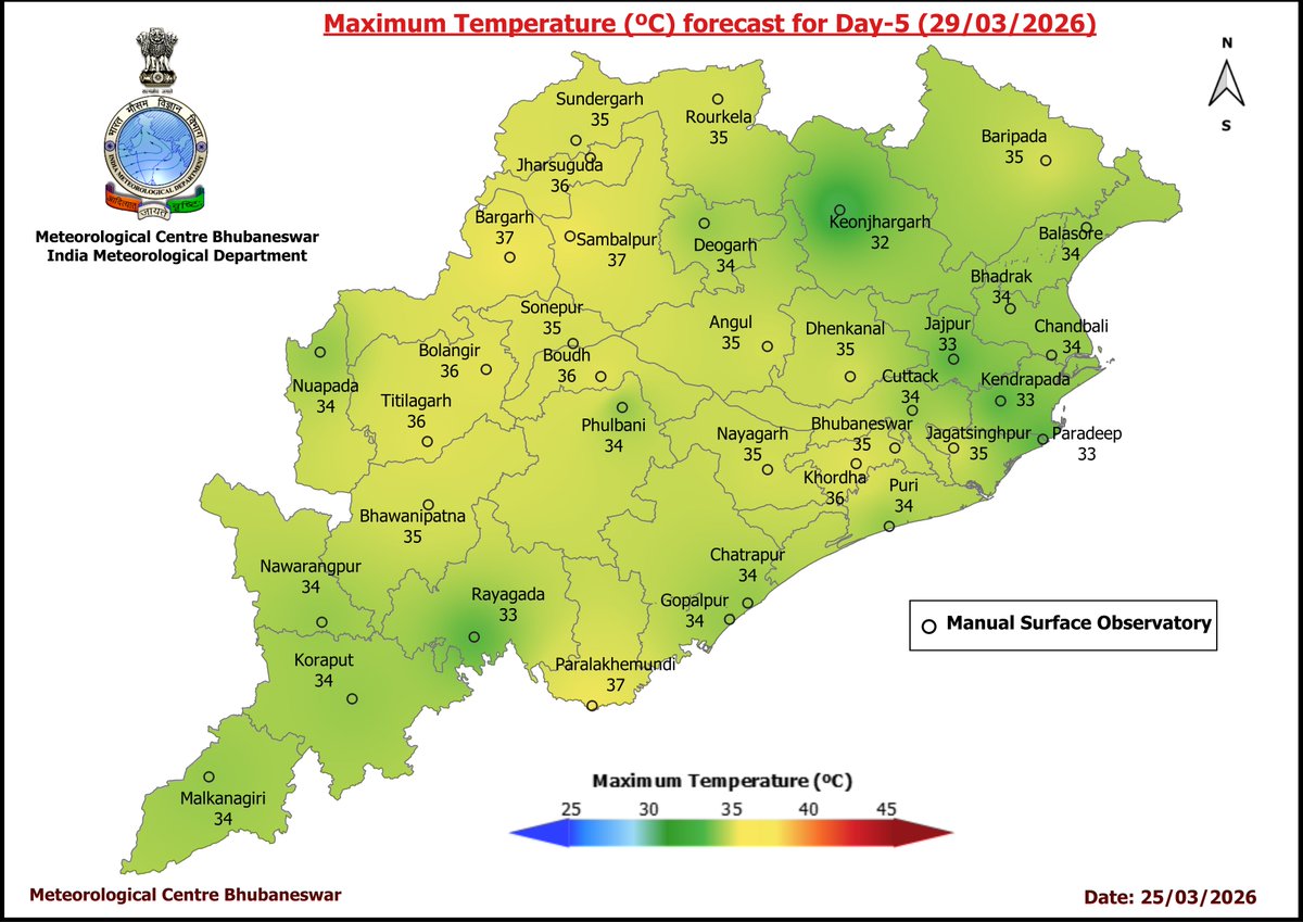 Meteorological Centre, Bhubaneswar tweet media