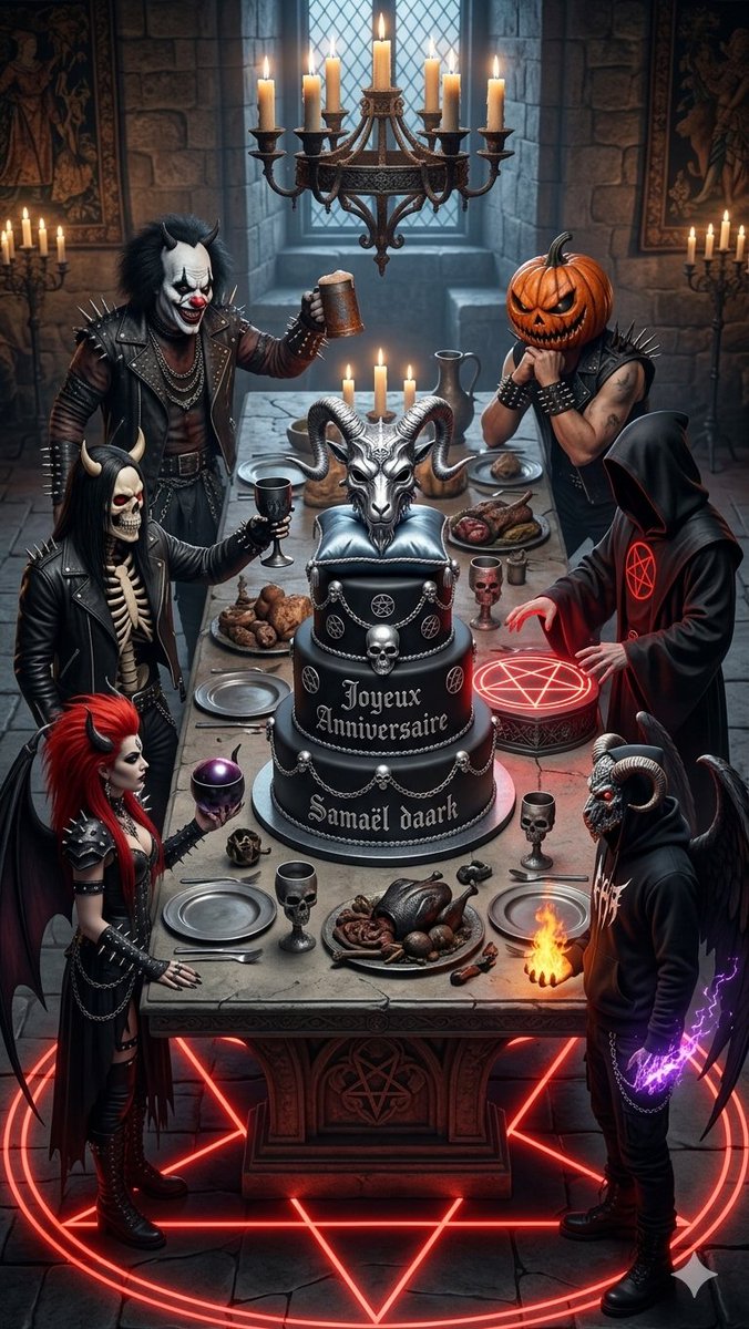 CyrilDaark's tweet image. #métal 
#démon 
#anniversaire