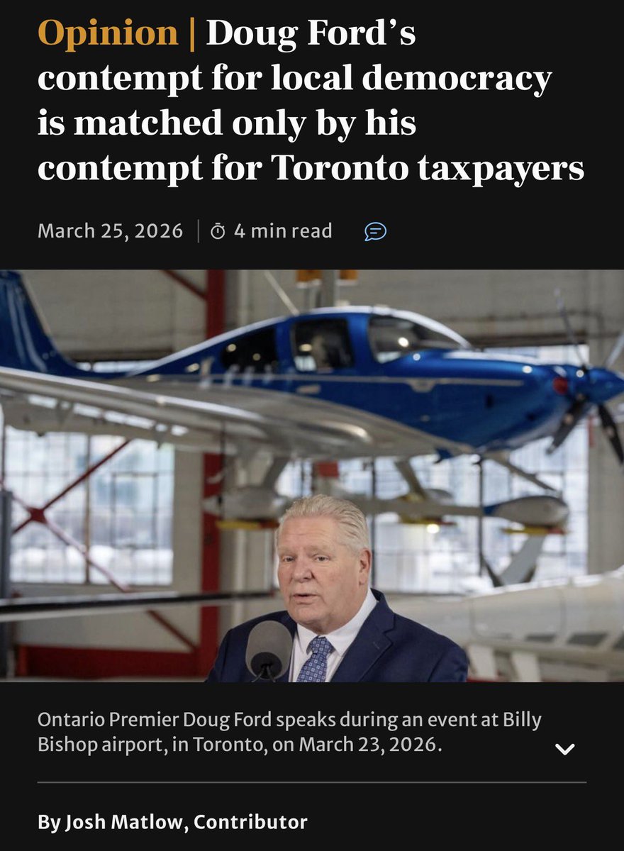 Josh Matlow tweet media