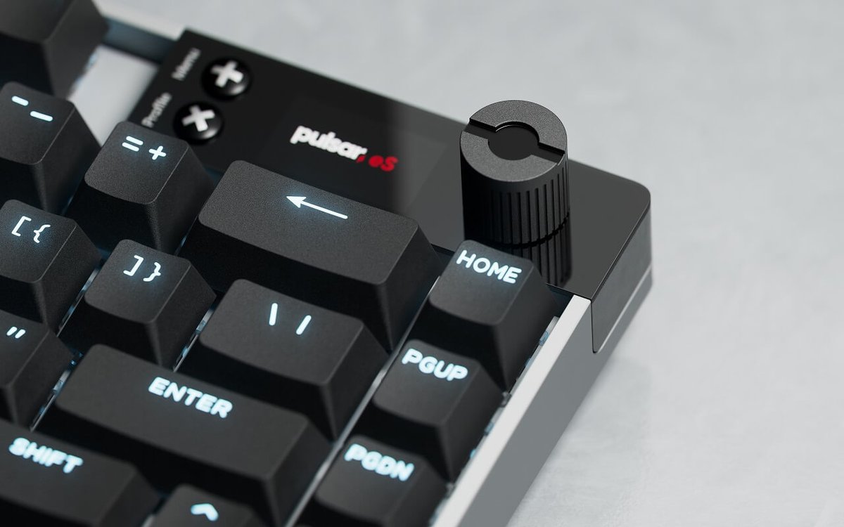 2F】 コンパクトな70％レイアウトラピトリキーボードのご紹介 Pulsar