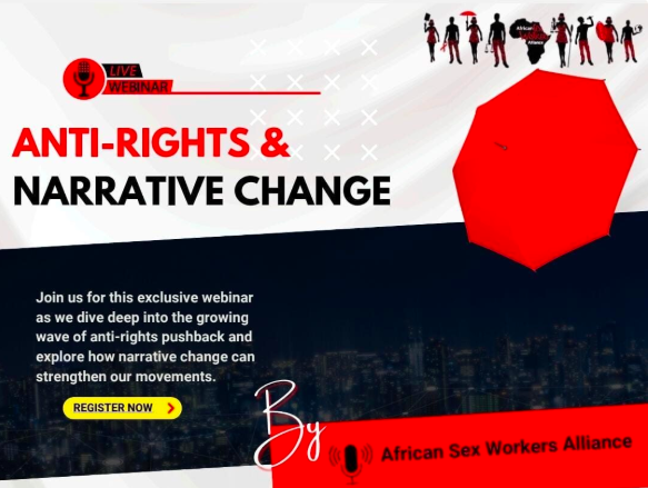 AfricaSexWork's tweet photo. ASWA hosted a powerful and timely online dialogue unpacking the dangerous rise of anti-rights and anti-gender movements across Africa. As global shifts threaten hard won progress in human rights and SRHR this conversation created space for reflection, learning and strategy building.

Speakers Nguru Karugu and Mamello Sejake explored how global policies continue to influence human rights narratives, and access to essential services across Africa.

Sex workers across the continent are experiencing heightened criminalization, increased stigma, and barriers to healthcare. 

𝐑𝐞𝐚𝐝 𝐭𝐡𝐞 𝐟𝐮𝐥𝐥 𝐚𝐫𝐭𝐢𝐜𝐥𝐞 𝐡𝐞𝐫𝐞: [https://t.co/aYkaPy8axT]

#ASWA #sexworkersrights #humanrights #ANTIRIGHTS #GenderJustice #SRHR #MovementBuilding #decriminalisationnow