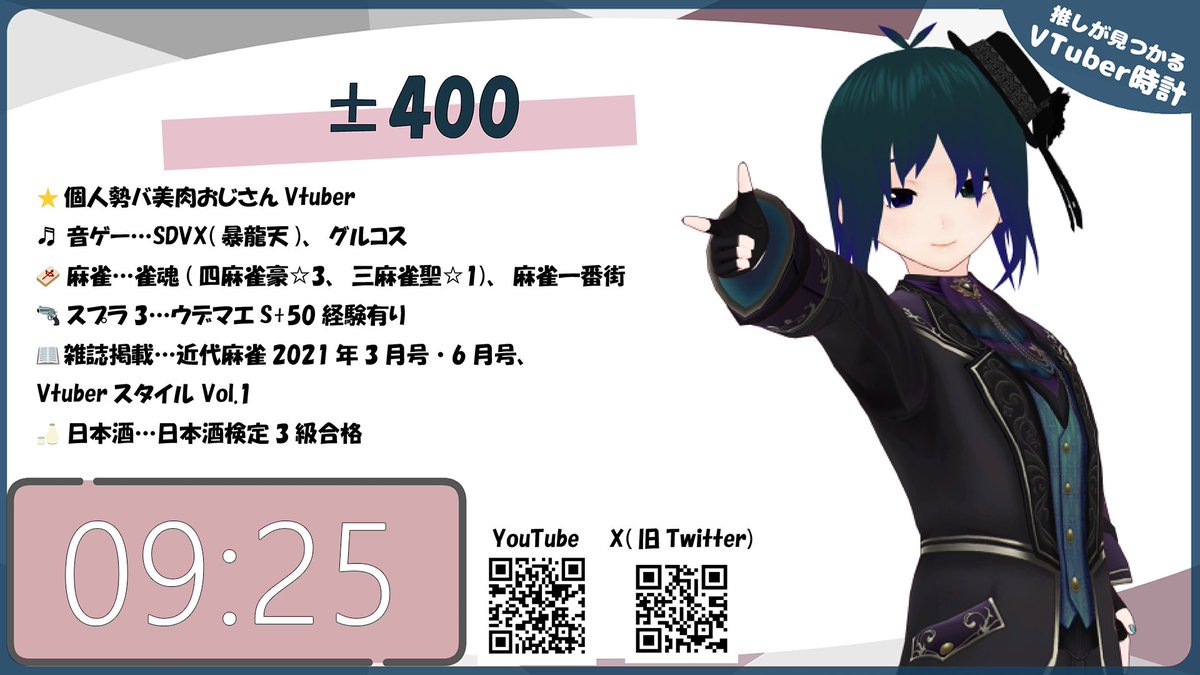 VTuber時計 tweet media