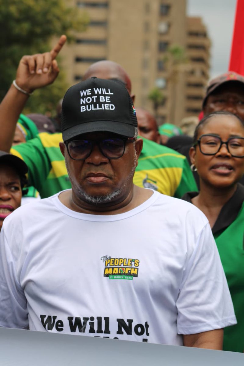 HANDS OFF TO THE SECRETARY GENERAL OF THE AFRICAN NATIONAL CONGRESS