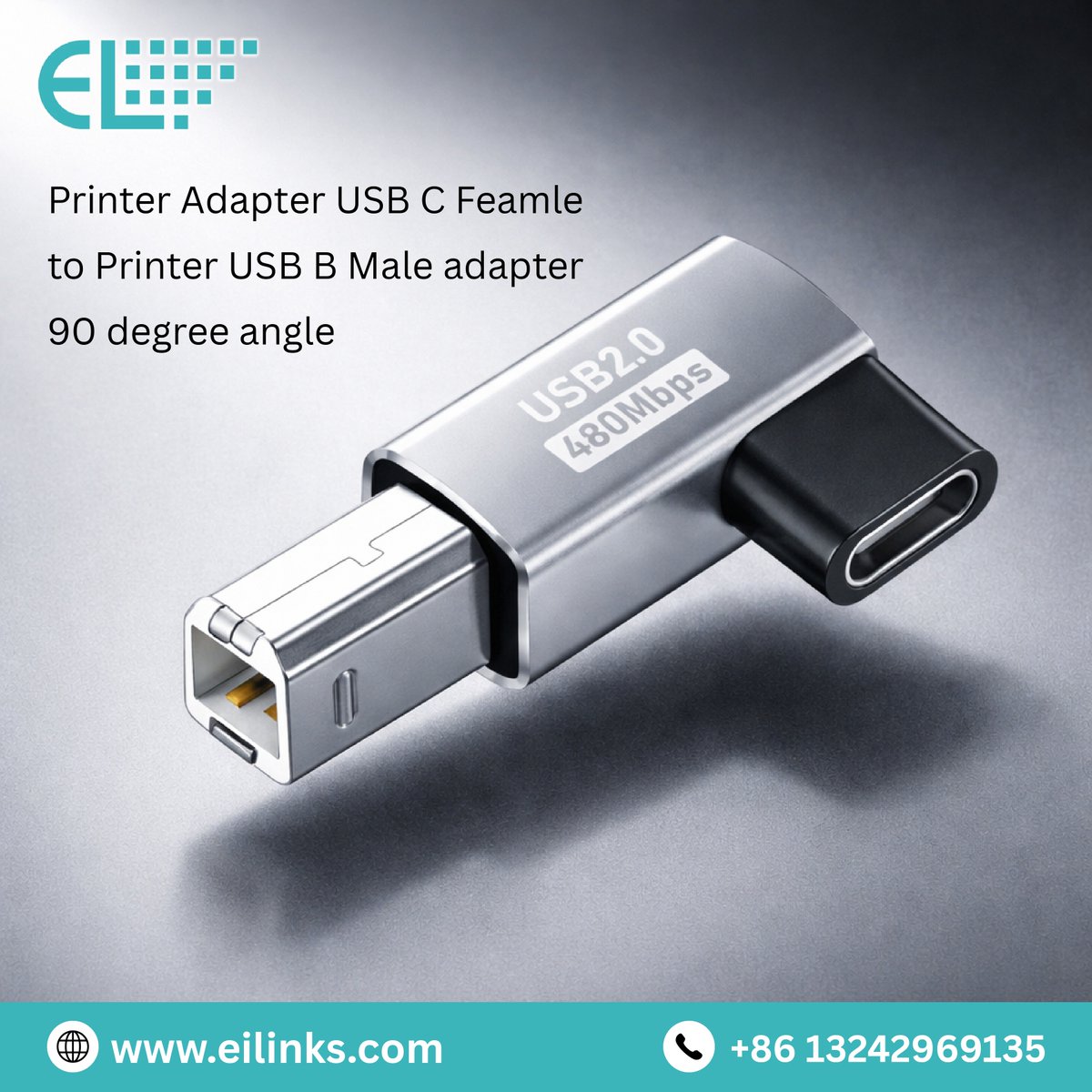 eilinks195067's tweet image. Turn awkward angles into perfect connections

Meet the 90° USB-C Female to USB-B Male Adapter — designed to fit where others can’t. Clean setup, zero strain, and smooth printing every time.

🌐eilinks.com/product/printe…

#Eilinks #SmartDesign #USBCAdapter