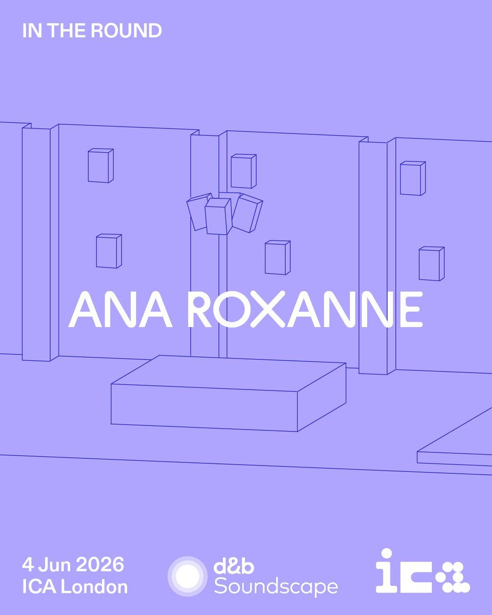 ICALondon's tweet image. 💥 Our next In the Round series is here! 

Immerse yourself in 360° sound with one-off performances from Jenny Hval, Ana Roxanne, Herbert &amp;amp; Momoko, Colleen, Kate NV + more. 

🎟️ Tickets: ica.art or dice.fm 

#IntheRound #LiveMusic #ICA
