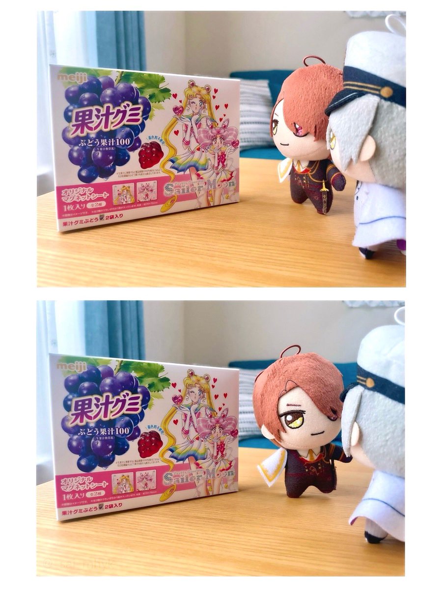 ⚔️けんじゃさま、子どものころ
      このキャラクターになりたかったらしい
🧳なれなくて残念だったね。

⚔️これからなるかもしれないぞ！
      なんか資格のべんきょうしてたし！
🧳ふぅん…

#まほやく_ぬい