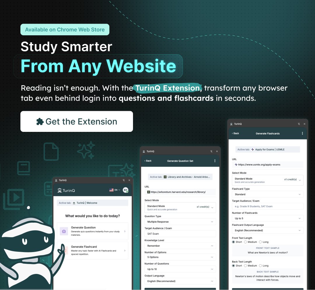 TurinQ.com | All In One AI Study Tool tweet media