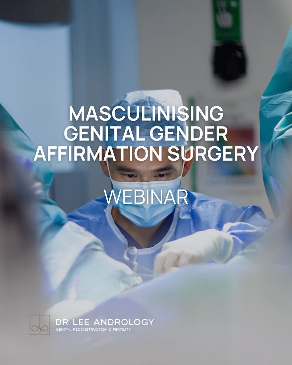 donwglee's tweet photo. Tomorrow I’m delivering a webinar on masculinising genital gender affirmation surgery for MSc Urology &amp; PG Cert Urology Practice students across the UK and Ireland.
Education is key as gender-affirming reconstructive surgery keeps evolving
#transgenderhealth #urology @SPAndrology https://t.co/w9TIwwWWLw