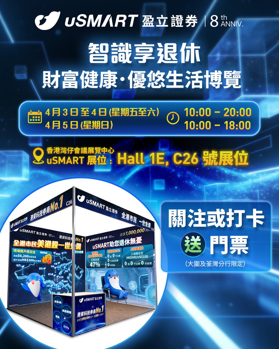 uSMART Securities Hong Kong 盈立證券 tweet media