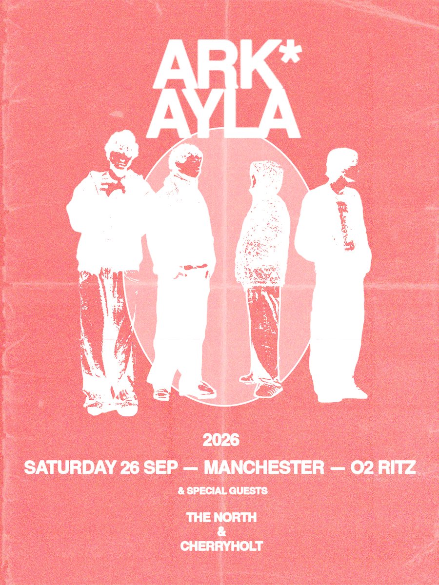 O2RitzManc's tweet image. Manchester's very own @arkaylaband play a huge hometown show at #O2RitzManchester Sat 26 Sept w/ special guests The North &amp;amp; Cherryholt. 

Priority tickets available now via: amg-venues.com/nG9a50YyurS