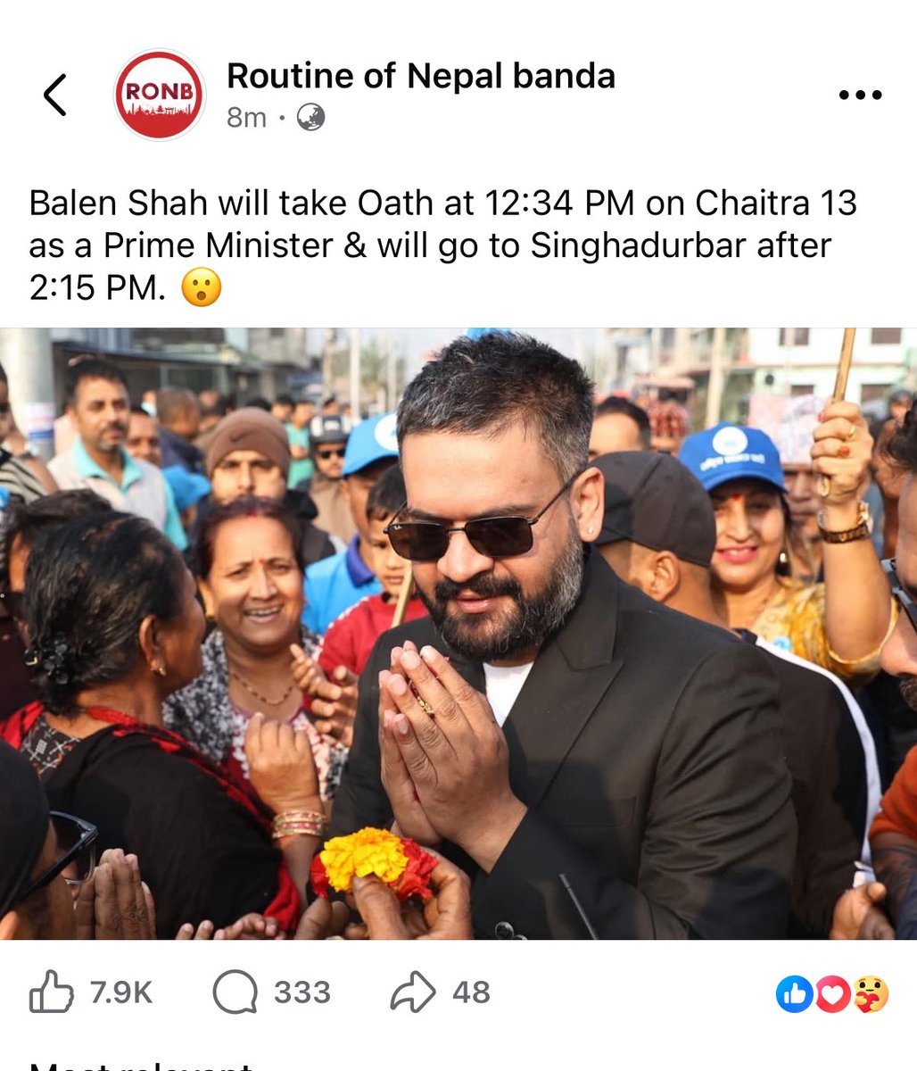 भाेलि बिहीबार, चैत्र १२,१२ः३४ मा सपथग्रहण, पर्सि चैत्र १३,१४ः१५ मा कार्यालय ।🤔
अंकविद्याका अंकविदहरूले बताइदिए भूतखेलेले याे चक्कर बुझ्थ्याे कि । कि कसाे हाे, गुरू <a href="/paragmahesh/">महेश न्यौपाने पराग</a> ज्यू ?