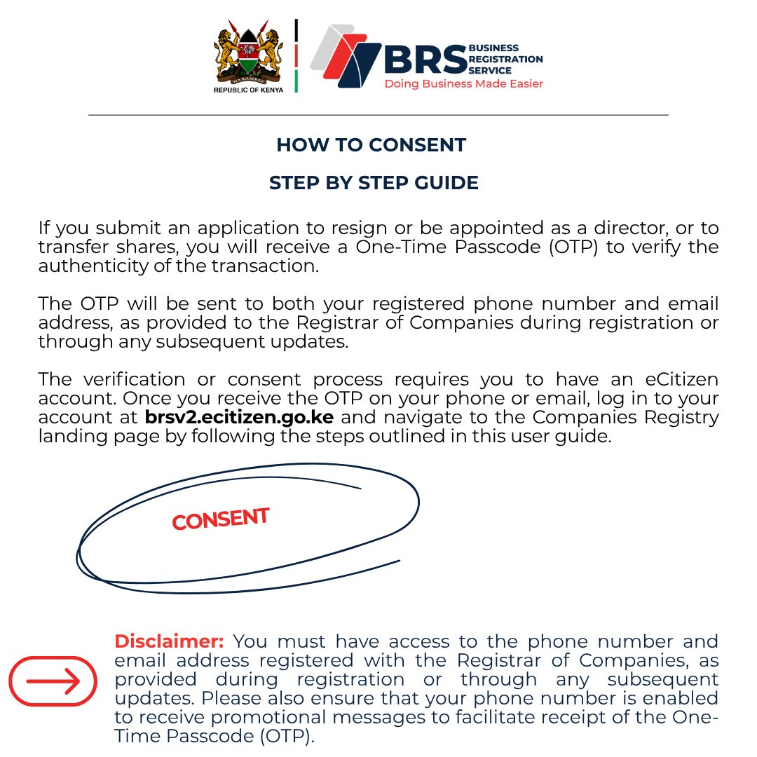 Business Registration Service (BRS) tweet media