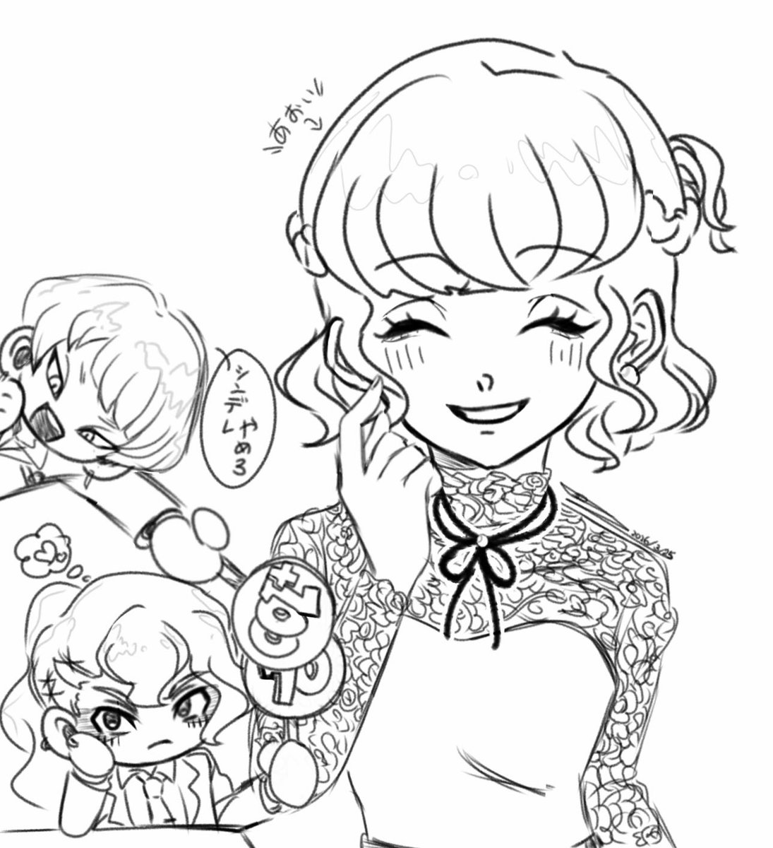 tz38137's tweet photo. 自分得用。
※光葵＋お茶化しジョンホくん(イナVオレブン)、髪型変更注意、ﾗｸｶﾞｷ https://t.co/8xeVz2Xm74