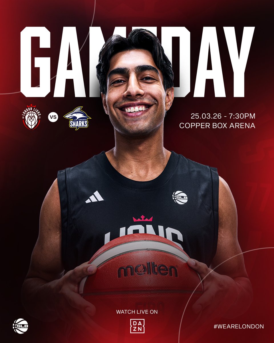 LondonLions's tweet image. Someone call Chief Brody because there's going to be a shark attack at the Copper Box tonight! 🦈👀

🆚 @SheffieldSharks
📅 Wednesday 25th March
⏰ 7:30pm tip-off
📍 Copper Box Arena

#LondonLions #WeAreLondon