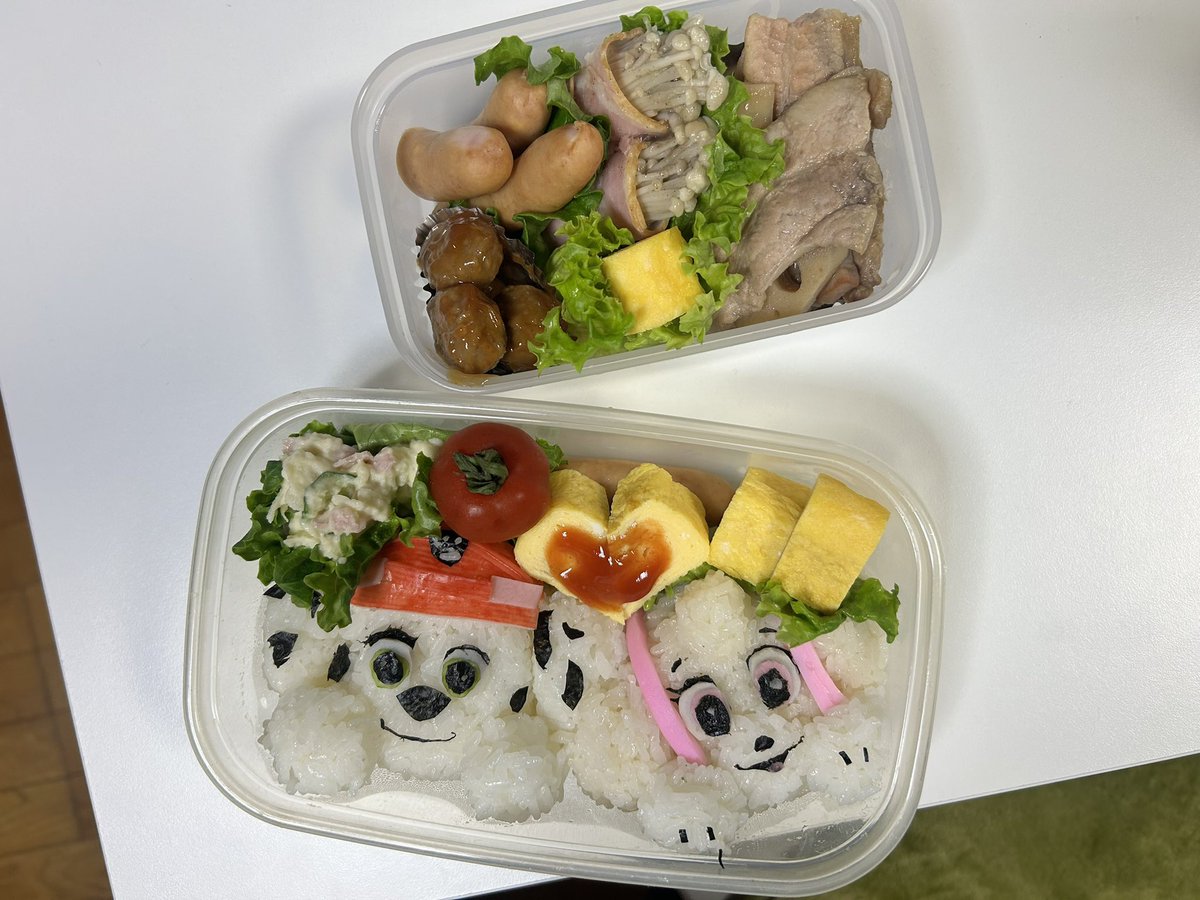 chitqnnn's tweet photo. 何十年ぶりってくらい久々キャラ弁作った！
もぉハサミだけでは鬼畜過ぎた笑
ぐちゃぐちゃ笑
今回このキャラを初めて知りました笑 https://t.co/NsZKl1Tdjm