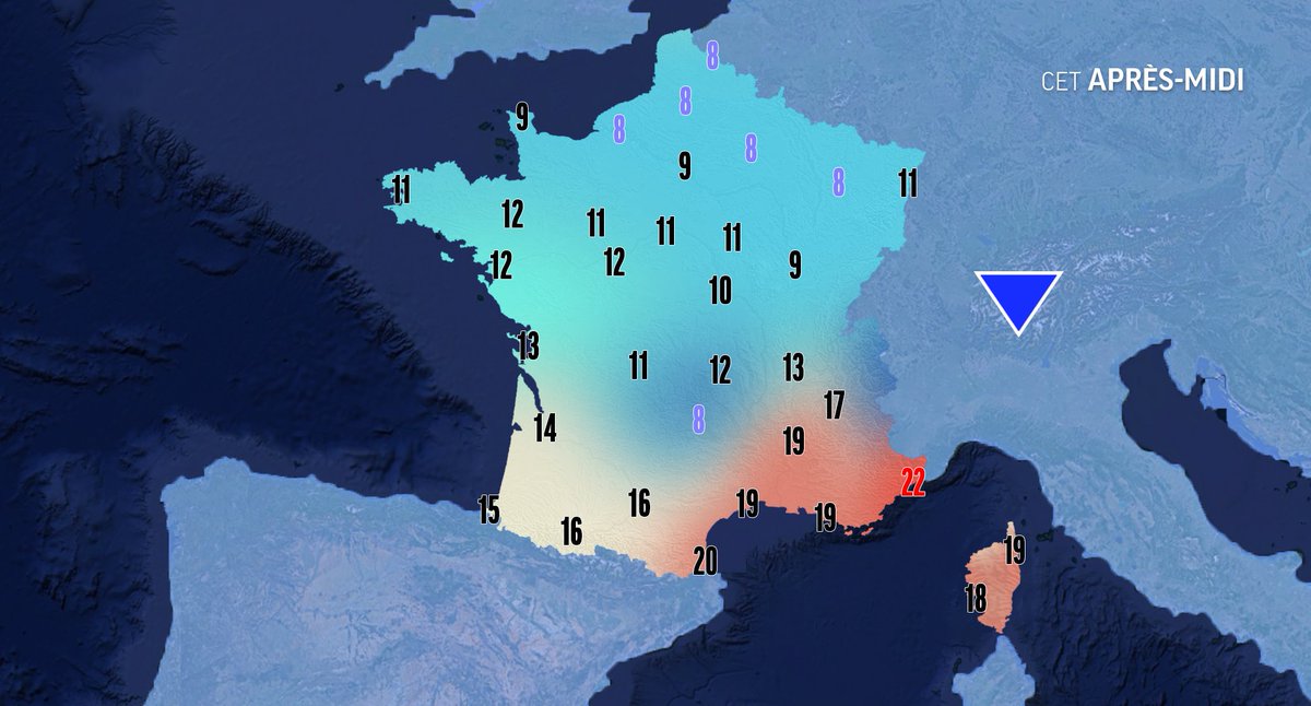 ⛈️Changement de temps radical ce mercredi ! Les giboulées de Mars seront bien présent cet après-midi avec averses, neige, grésil, coup de tonnerre... sous une chute brutal des températures !