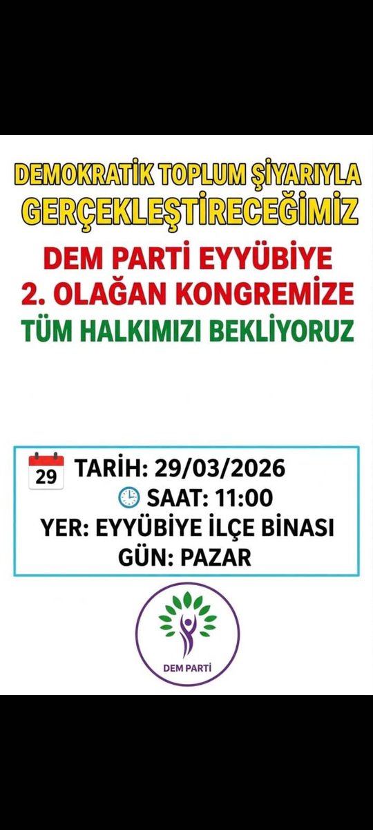DemHaliliye's tweet photo. Tüm halkımız davetlidir https://t.co/IMYF6sm6TR