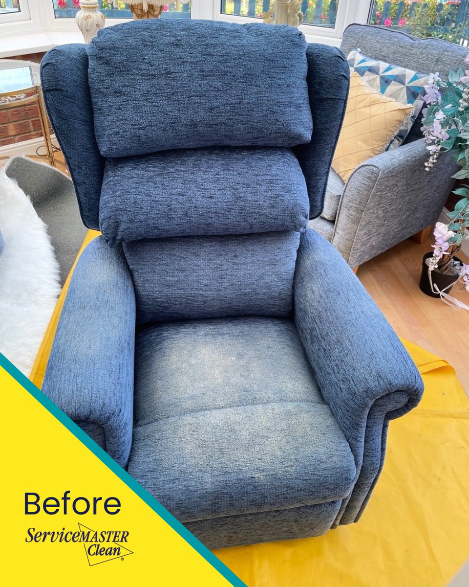 SM_CleanUK's tweet image. Does your favourite armchair need a good clean?
 Book your clean: servicemasterclean.co.uk | 0800 021 3073
shop.servicemasterclean.co.uk
 #ServiceMasterClean #BeforeAndAfter #UpholsteryCleaning