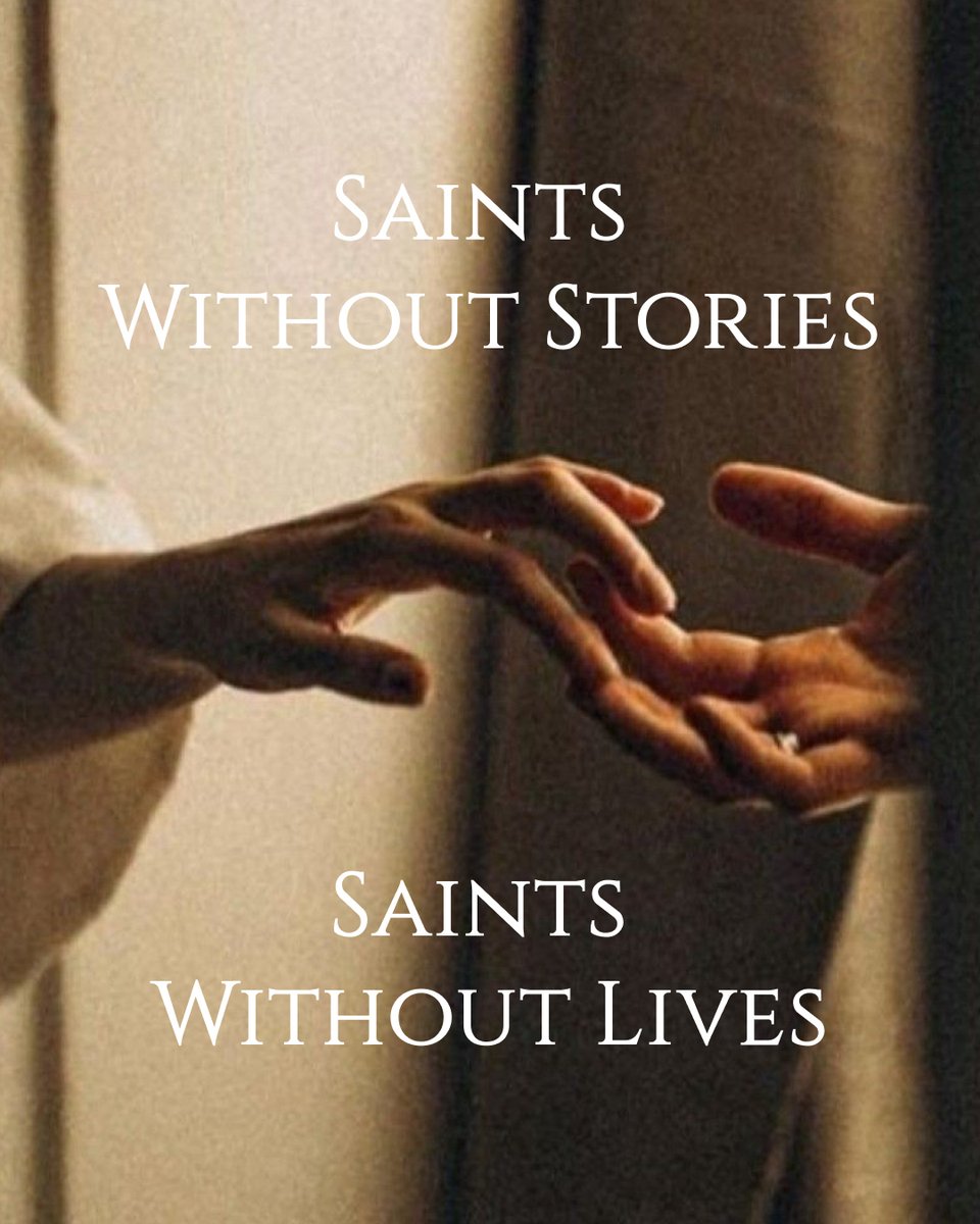 Some saints are just a name.

No story. No miracles.
Just a relic and a line of Latin.

Others were buried fast.
Only the name survived.

No stories added.
A name and a bone were enough.

Does a saint need a story?
