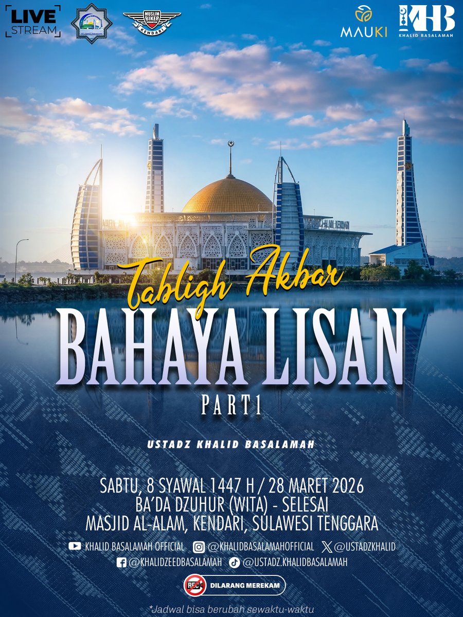 Khalid Basalamah Official tweet media