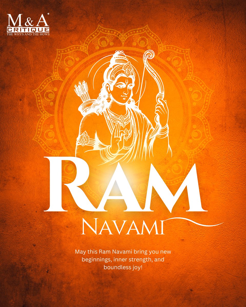 Happy Ram Navami to you and your loved ones.!!
#HappyRamNavami #RamNavami #JaiShriRam #mnacritique #magazine