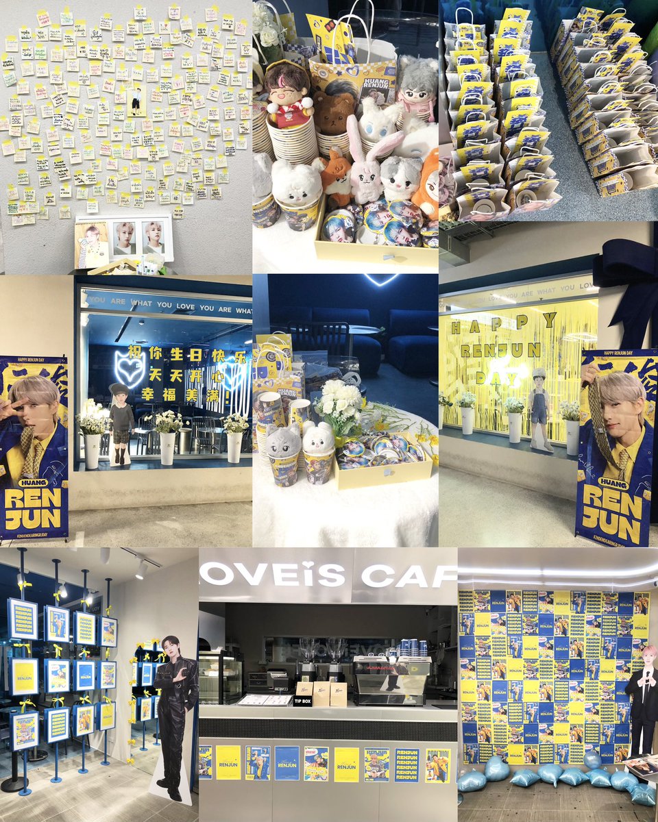 nicehuangg's tweet photo. น่ารักมากกก ㅠㅠㅠ หัวใจหัวใจหัวใจโทนสีคาเฟ่ปีนี้มาก 💙💛 ปีหน้าลุ้นเลยจะเป็นโทนสีอะไรรร🙈 

#2ndEndearingRJDay https://t.co/3lFEiGmS6M