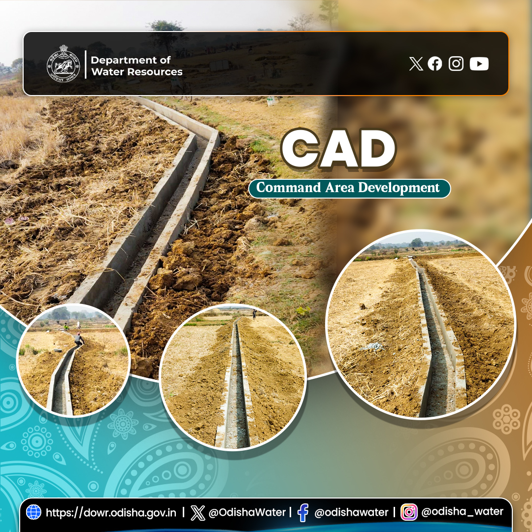 OdishaWater's tweet image. #FieldChannel work under #EFC completed at Sadangi, Gondia Block, #DhenkanalDistrict. 💧🌱
683.80 m RCC-lined channel with 12 hydraulic structures constructed, facilitating irrigation to 27.683 ha of agricultural land.
Executed by Jay Bajarangabali #PaniPanchayat under Dhanianali