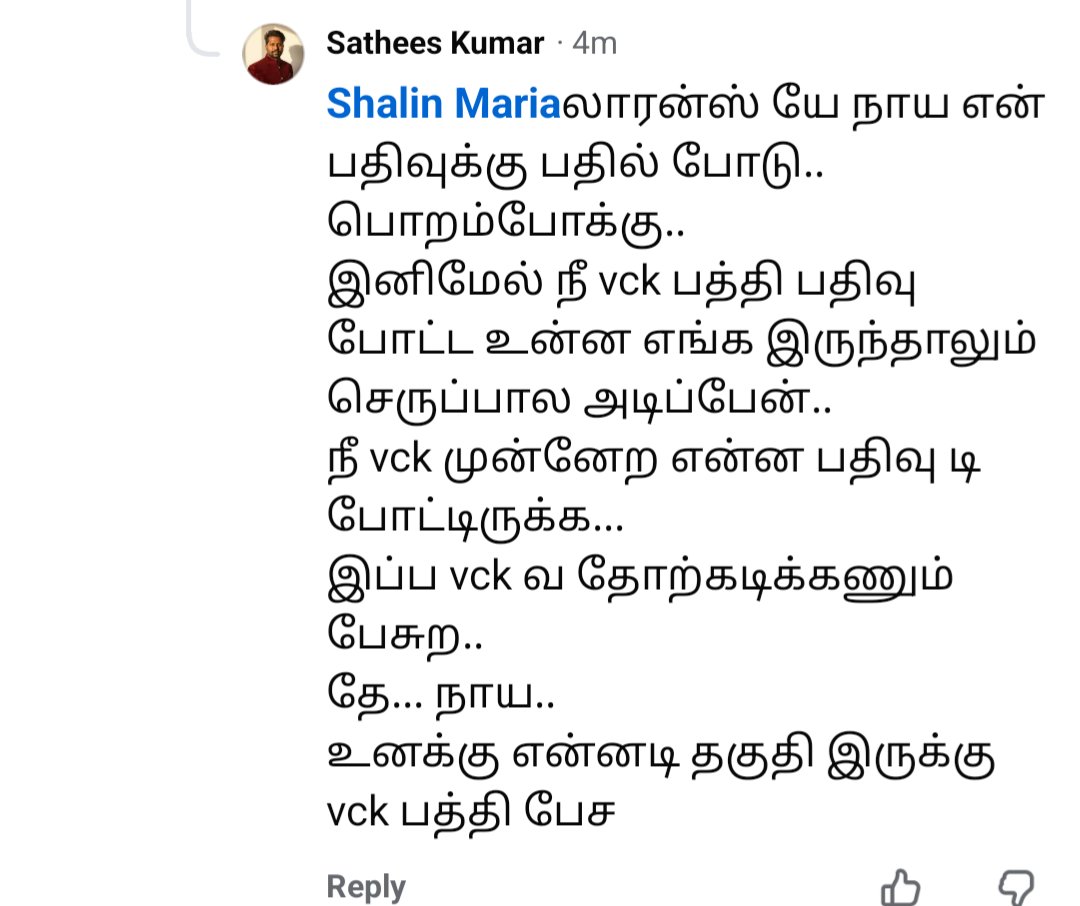 TheBluePen25's tweet image. VCK and its threats for political opinions by #Dalit women....wow...

So much for social justice bruh @thirumaofficial