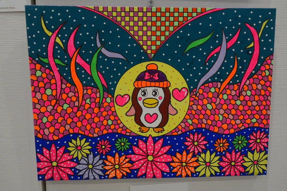 ぺん長です
今日の一枚はこちら
#ペンギンアート展ファイナル 
#ペンギンアート展
#ペンギンアート展祭りの後