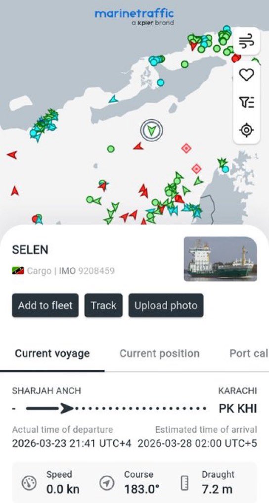HunterKingIndia's tweet image. #BIGBREAKING 🚨 Commander of Islamic Revolutionary Guard Corps Navy: Container ship SELEN was turned back by #IRGC Navy due to non-compliance with legal protocols and lack of transit permit through Strait of #Hormuz.  #Selen bound for #Karachi, #Pakistan since it did not have