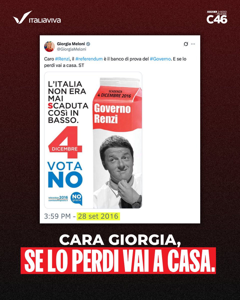 Italia Viva tweet media