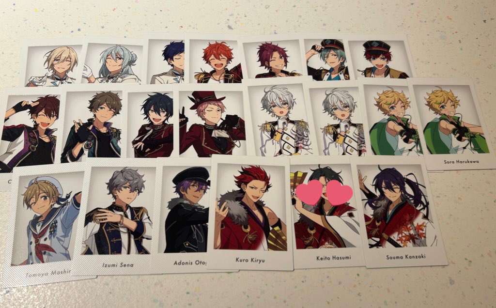 mio_thk's tweet photo. 【交換】あんスタ 10周年 展示会 ぱしゃっつ 特典

譲:画像参照

求: 日和、ジュン、夏目

(2番目は友達分)
求: ニキ、チトセ
零、凛月、泉はチトセのみ

☆ 池袋手渡し
(旅行中で26~27日だけ可能)
よろしくお願いいたします🙇‍♀️

*外国人のため、取引前にあらかじめ記載しております。* https://t.co/cVePdF1FTX