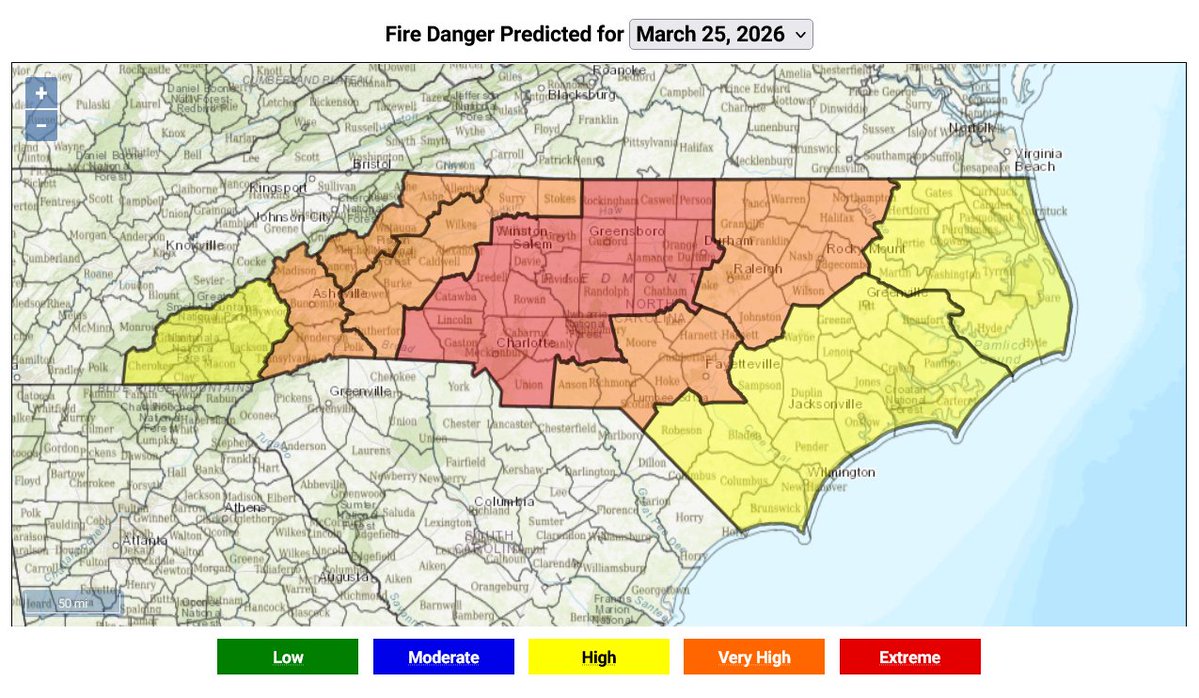 N.C. Forest Service tweet media