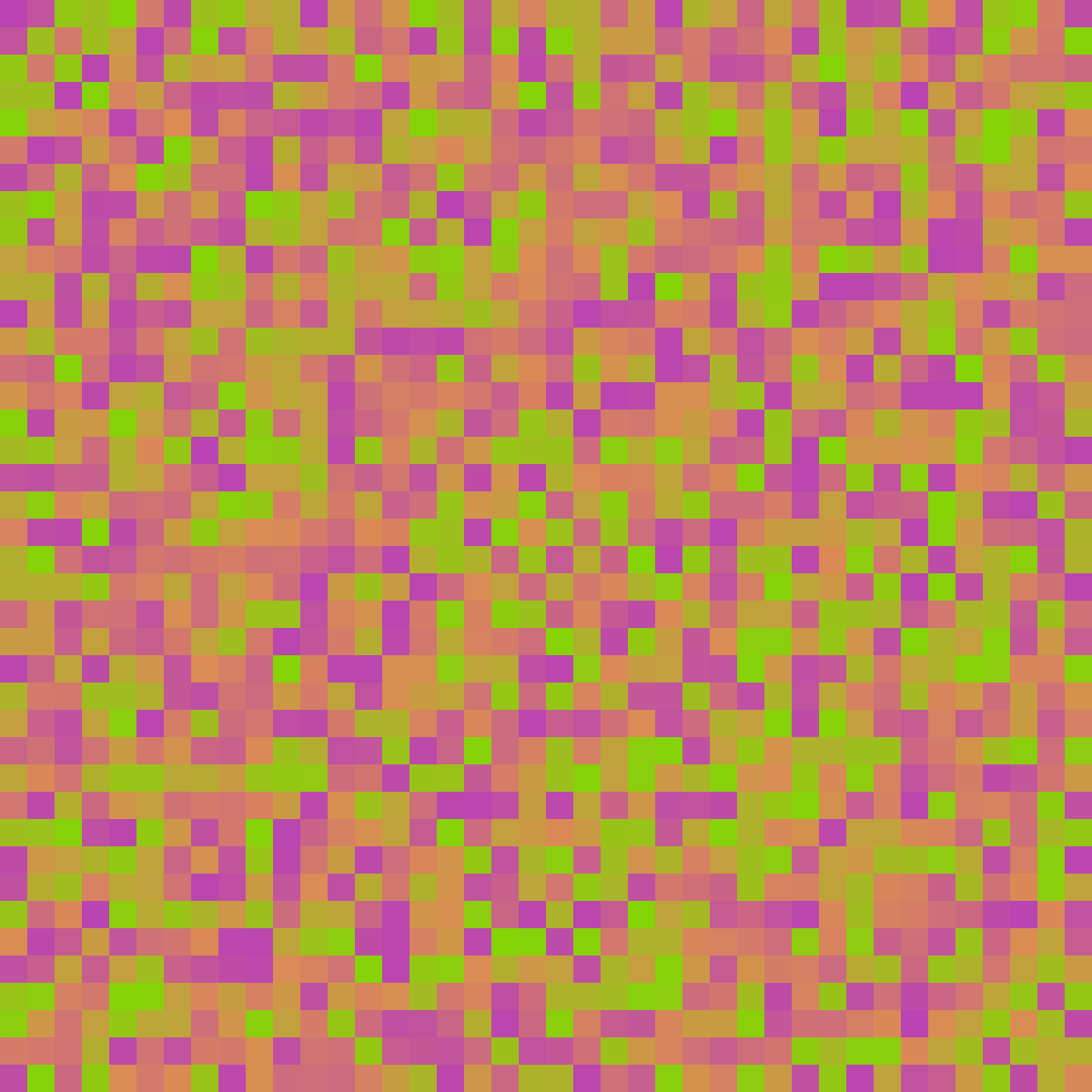 🤖 Beep beep! Check out this colorful pixel art.

🎨 Colors used: #ba44b1, #db8b54, #84d406

#twitterbot #pixelmuse #pixelart #digitalart #8bit #art #generativeart