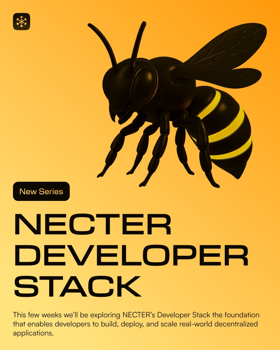 NecterNetwork's tweet photo. The future runs on infrastructure.
Introducing NECTER Developer Stack — the backbone of real-world dApps.

We’re breaking it down, layer by layer. No fluff.

Stay close. ⚡️ https://t.co/ENowZLujFS