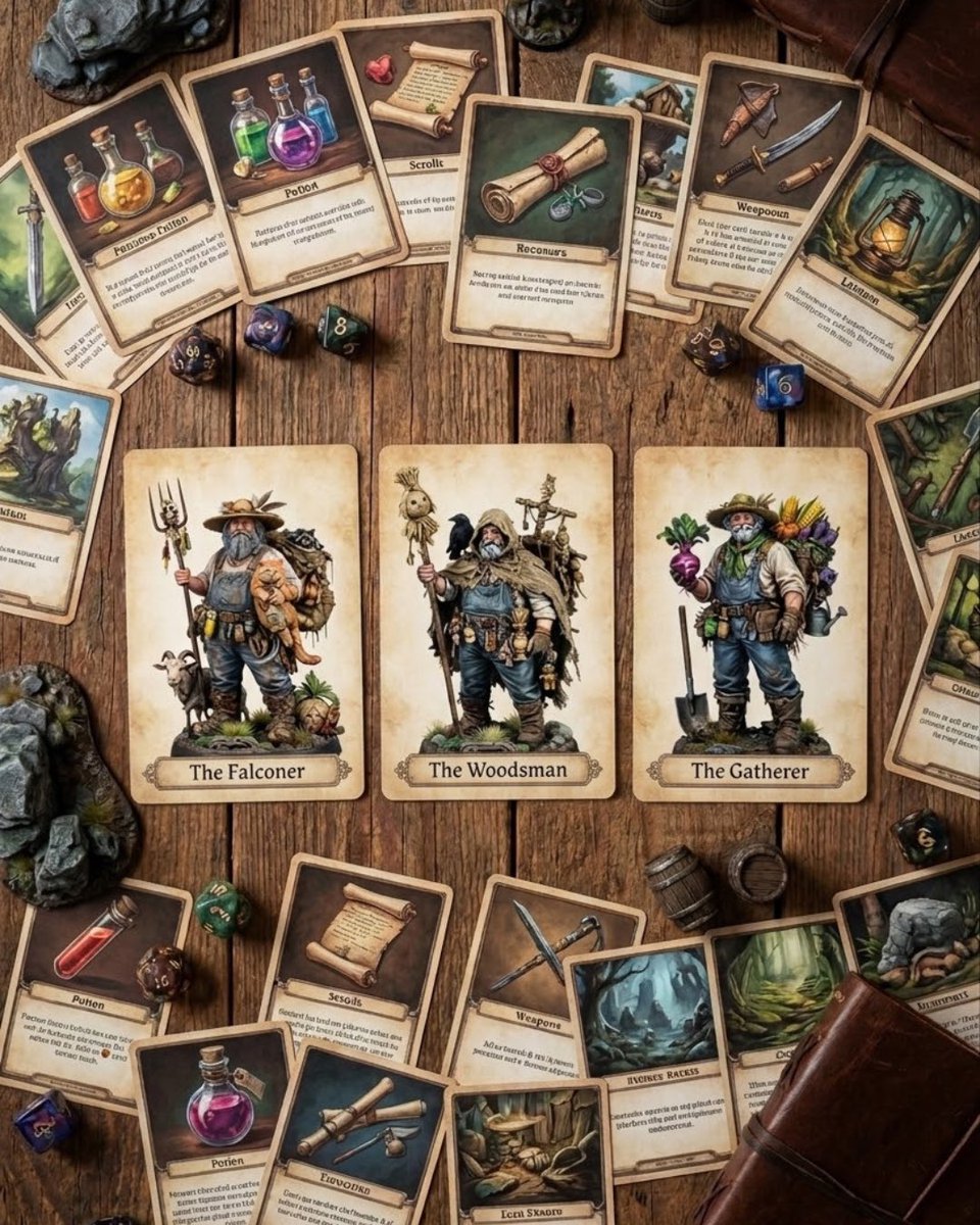 thisisjujubit's tweet photo. Humble legends. 🌾🎲 #jujubit #tabletopgames #dnd #3d https://t.co/6khB5yD6Q4