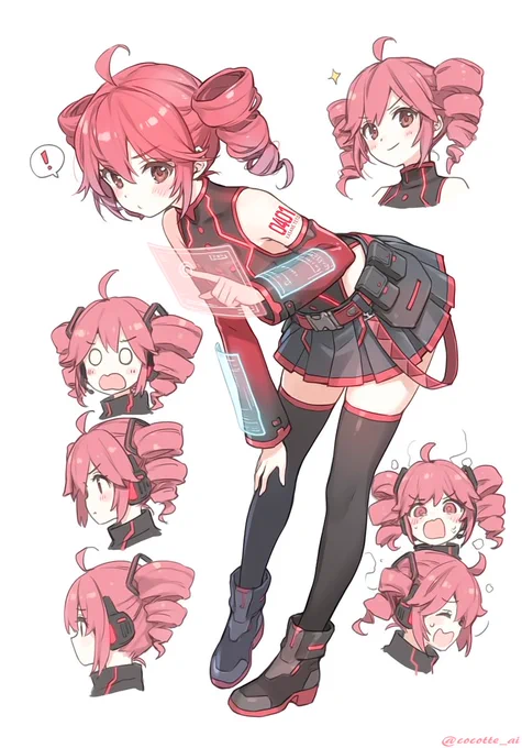 #重音テト 近未来衣装テトさん