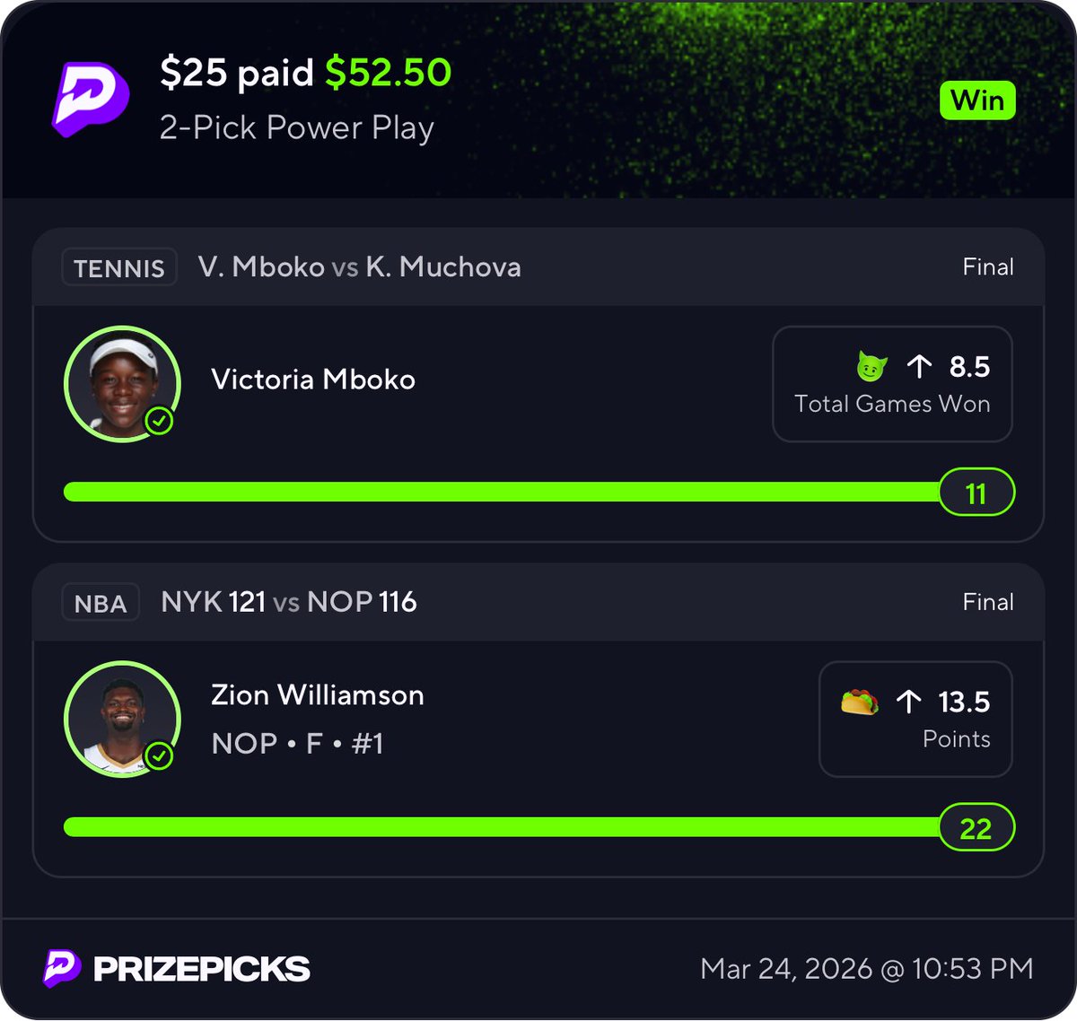 Winning Lineups tweet media