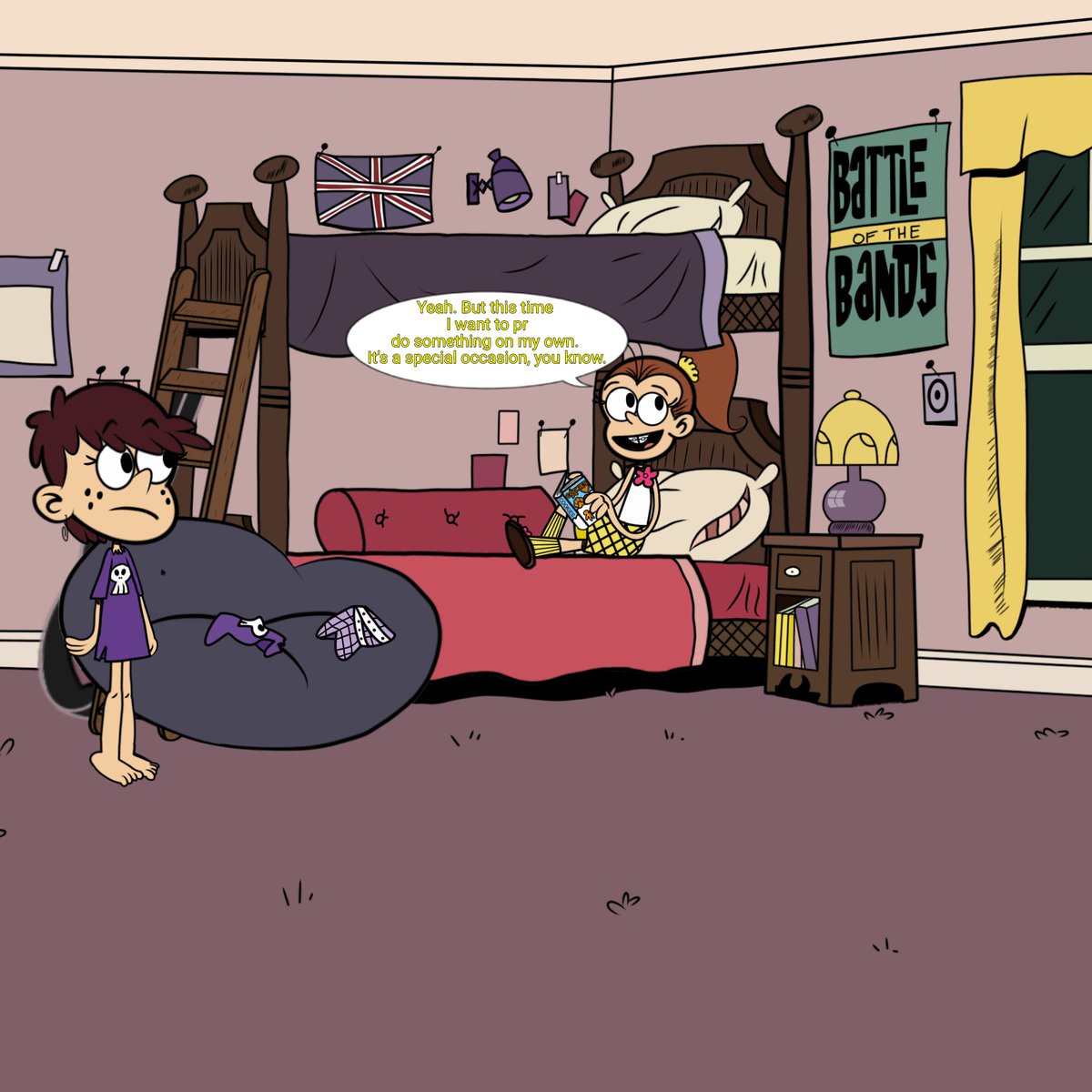 LinneausGallery's tweet photo. Esta es la página 7.
La que publiqué la semana pasada es la 8.
Rayos.
Pero no se perdió demasiada coherencia 😅

#TheLoudHouse #LunaLoud #LuanLoud https://t.co/xmr3oATuZk