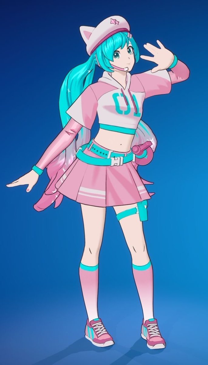 mikucontent's tweet photo. Daily miku : Fortnite miku #miku #fortnite https://t.co/BYv0mUPwbI