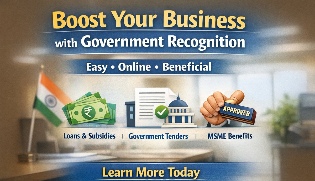 drayshakhan6's tweet photo. Small business owners 🚀
Are you missing out on govt benefits?
Proper registration can help you get loans, subsidies &amp; more.

✔ Quick online process
✔ Minimal documents

Check here 👉https://t.co/lUf4CJCFLU 
#SmallBusiness #MSME #StartupIndia https://t.co/JTSaVqY8RO