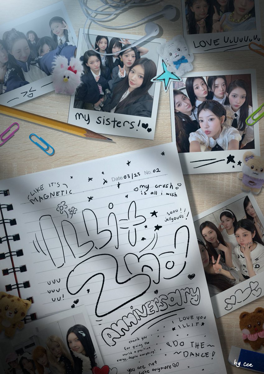 verzhana's tweet photo. HAPPY 2ND ANNIVERSARY, ILLIT!

#ILLIT_2ND_DEBUT_ANNIVERSARY #ILLIT #아일릿 https://t.co/m4YH2mrqhh