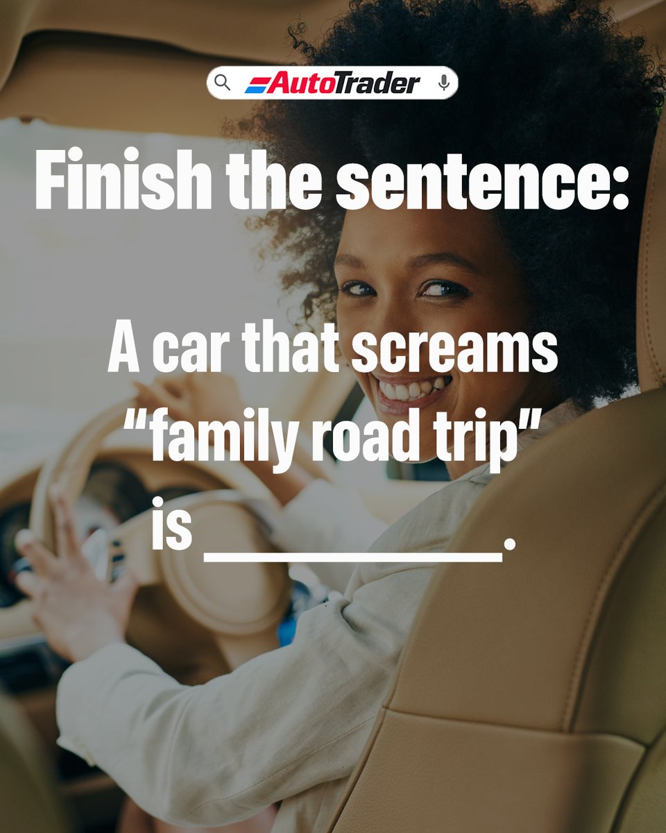AutoTraderSA's tweet photo. What car just screams, "We do road trips often"? π£οΈπ§³ For us, as soon as we see a roof rack or a tow bar, we know an adventure is happening! But we want to hear from you.
#AutoTraderSA #FamilyAdventure #TravelSA #RoadTripReady https://t.co/ghKphsLH1h