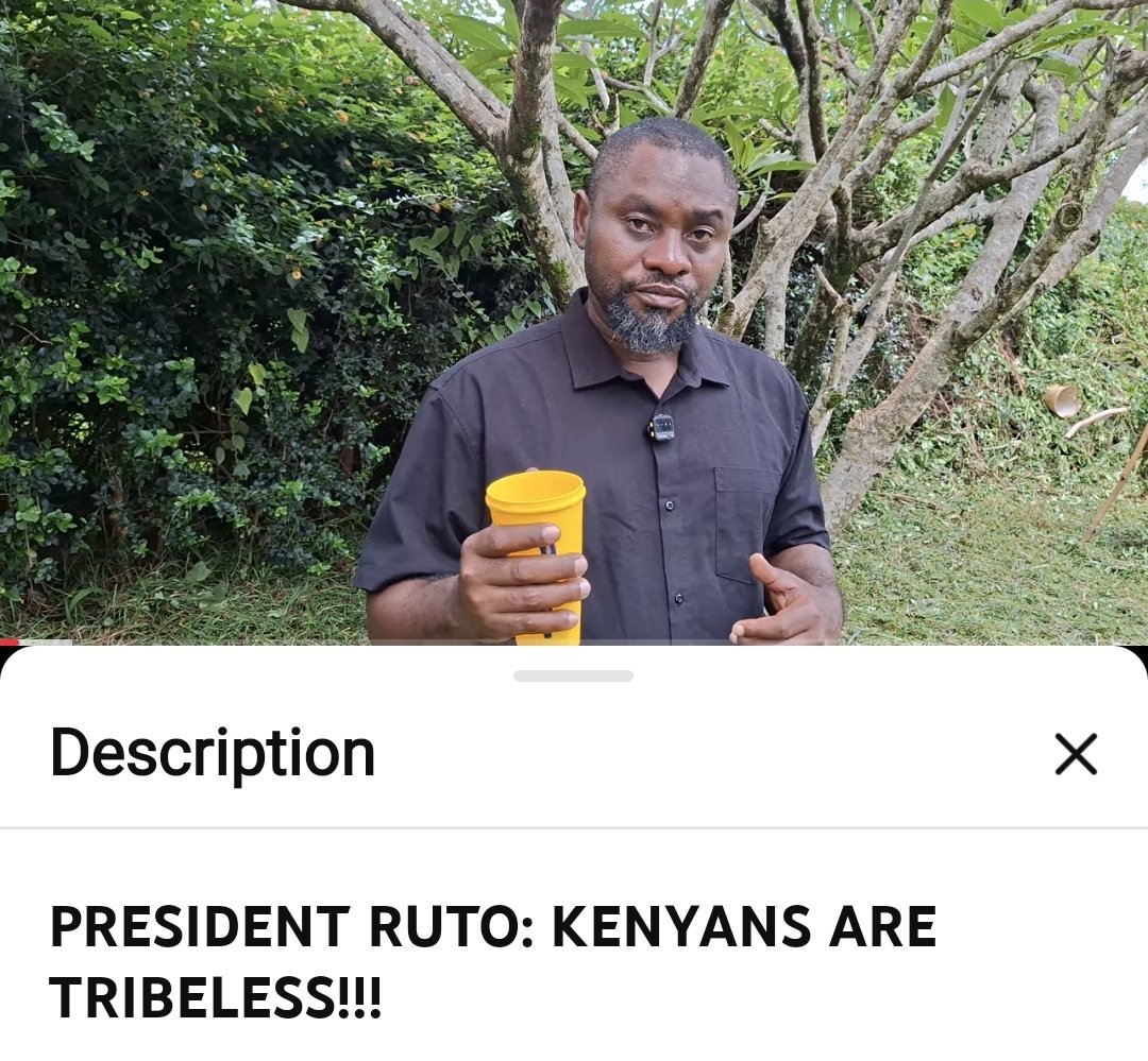 mwabilimwagodi2's tweet photo. President Ruto keeps on stoking ethnic tension by trying to isolate the Kikuyu nation. I am here to remind him that his 2027 enemies are tribeless. Watch:
https://t.co/wY6bwld1ck https://t.co/UkT9sraXXj