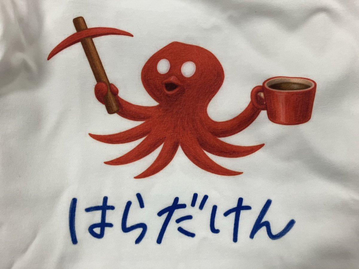 卒業生(初)が研究室のTシャツを作ってくれました。