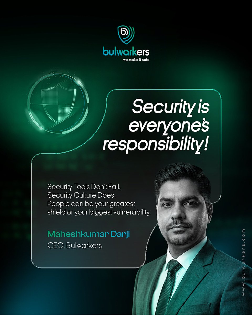 bulwarkers's tweet photo. A lack of security-minded practices is one of the main reasons organizations experience recurring problems. This gap can lead to ongoing vulnerabilities, data breaches, and operational setbacks that could easily be prevented by embracing a culture of security from the start. https://t.co/tzvlJkTqdK