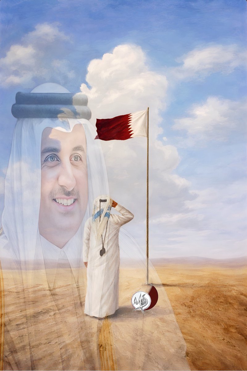 _iloveqatar2022's tweet photo. الله 🇶🇦 الوطن 🇶🇦 الأمير

وطنٌ إذا نادى الفخر لبّيناه،
وإذا اشتدّت الأيام وقفنا له سداً لا يُكسر.

قطر… ليست أرضًا فقط،
بل عزٌّ يسكن القلوب،
وكرامةٌ تمشي على هذه الرمال.

وأميرنا تميم المجد…
قائدٌ إذا قال صدق، وإذا وعد أوفى،
نستمد من حكمته الثبات، ومن عزيمته الطريق.

نحن لك يا وطن روحٌ لا تنحني،
ونحن معك يا قائد بيعةٌ لا تتبدّل.

🇶🇦 الله الوطن الأمير 🇶🇦