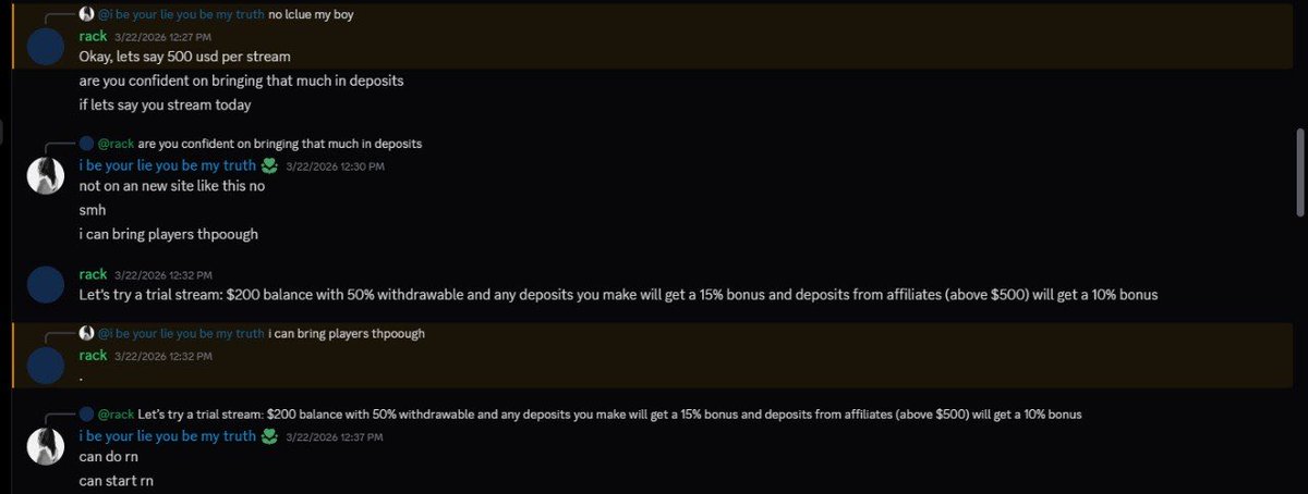 lastofxbt's tweet photo. Today we’re gonna be exposing the roblox gambling site called unblocked 

so the owner rack asked me can i bring 500$ in usd per stream i said no its an new site my viewers aren’t gonna trust an new roblox site w no history or anything so he said cool and gave me an trail deal https://t.co/dMqAdpwlNo