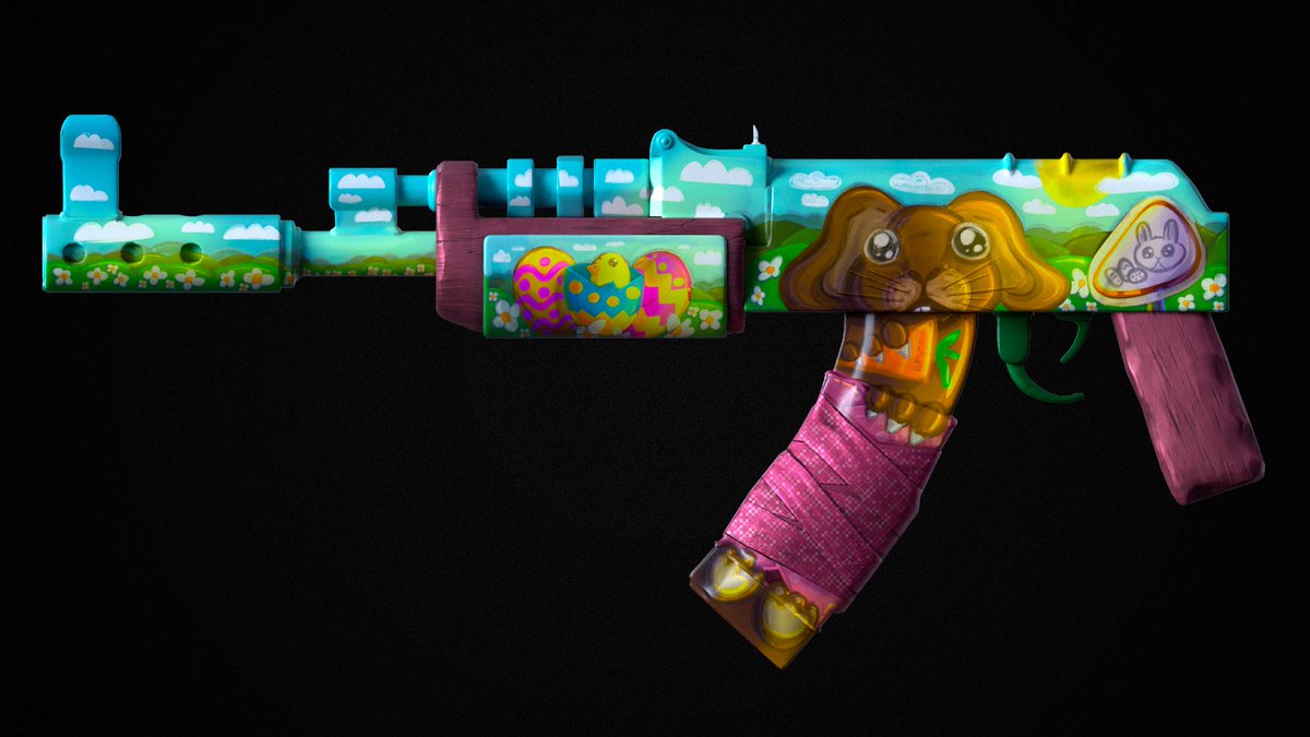 ML1tvine's tweet photo. Easter Bunny || AR
🐣🐰
«Happy Easter, fighters! 🐣
Wishing you luck, great vibes, and only victories 🤙»
🤝 Collab with ALXimiK
❤️ For:
@playrust
@Helkus
@gerrmanman
@HedgesnVideos

LINK https://t.co/tjbOQM8PHY

#Easter2026 #Rust #rustskins #RustEaster https://t.co/LGSlwiVw1h